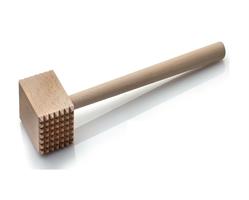 MEAT TENDERIZER WITH WOODEN HANDLE